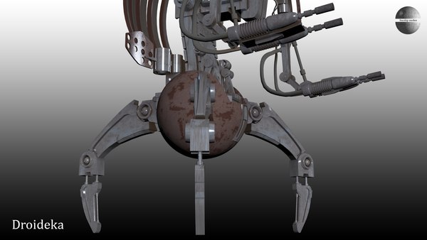 3D droid droideka model - TurboSquid 1701823