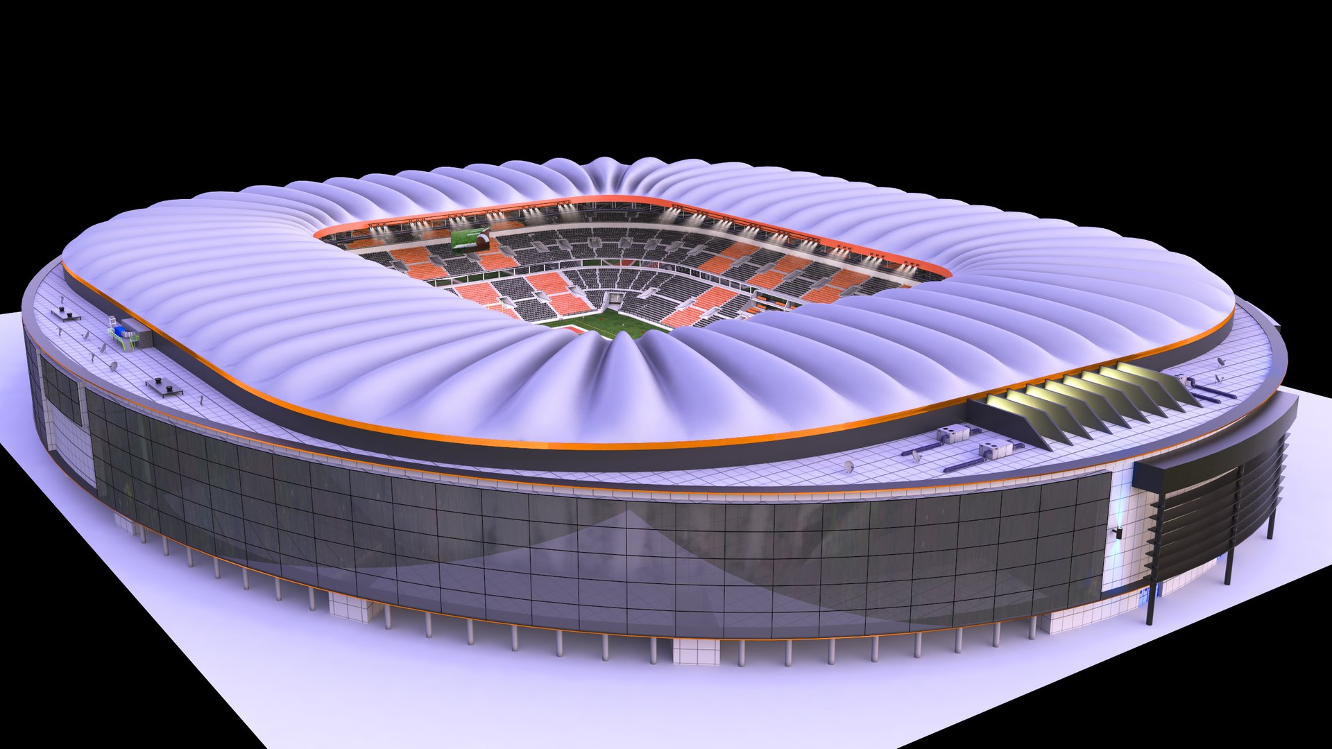 3D football stadium ball model - TurboSquid 1544720