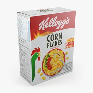 Kelloggs Corn Flakes 25g 3D model