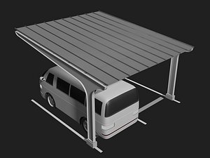 3D Carport 25U06 model