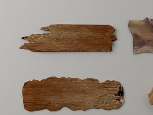 Live Edge Wood Slabs Collection 3D Model