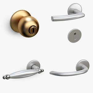 3d model door knob