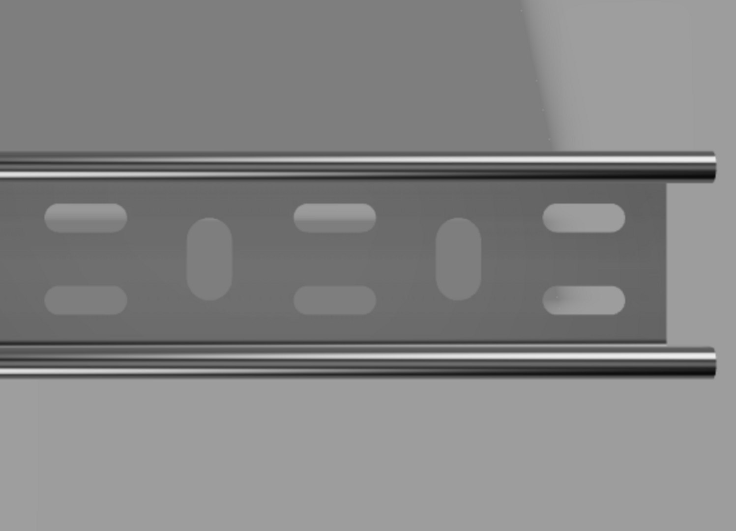 3D Cable Tray 50mm X 3000mm Model - TurboSquid 2019237