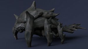 stylized beetle 3D model