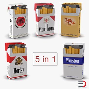 Opened Cigarettes Packs Collection 2