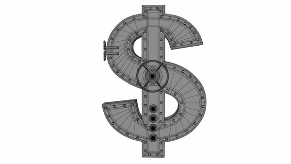 3D dollar safe model - TurboSquid 1662864