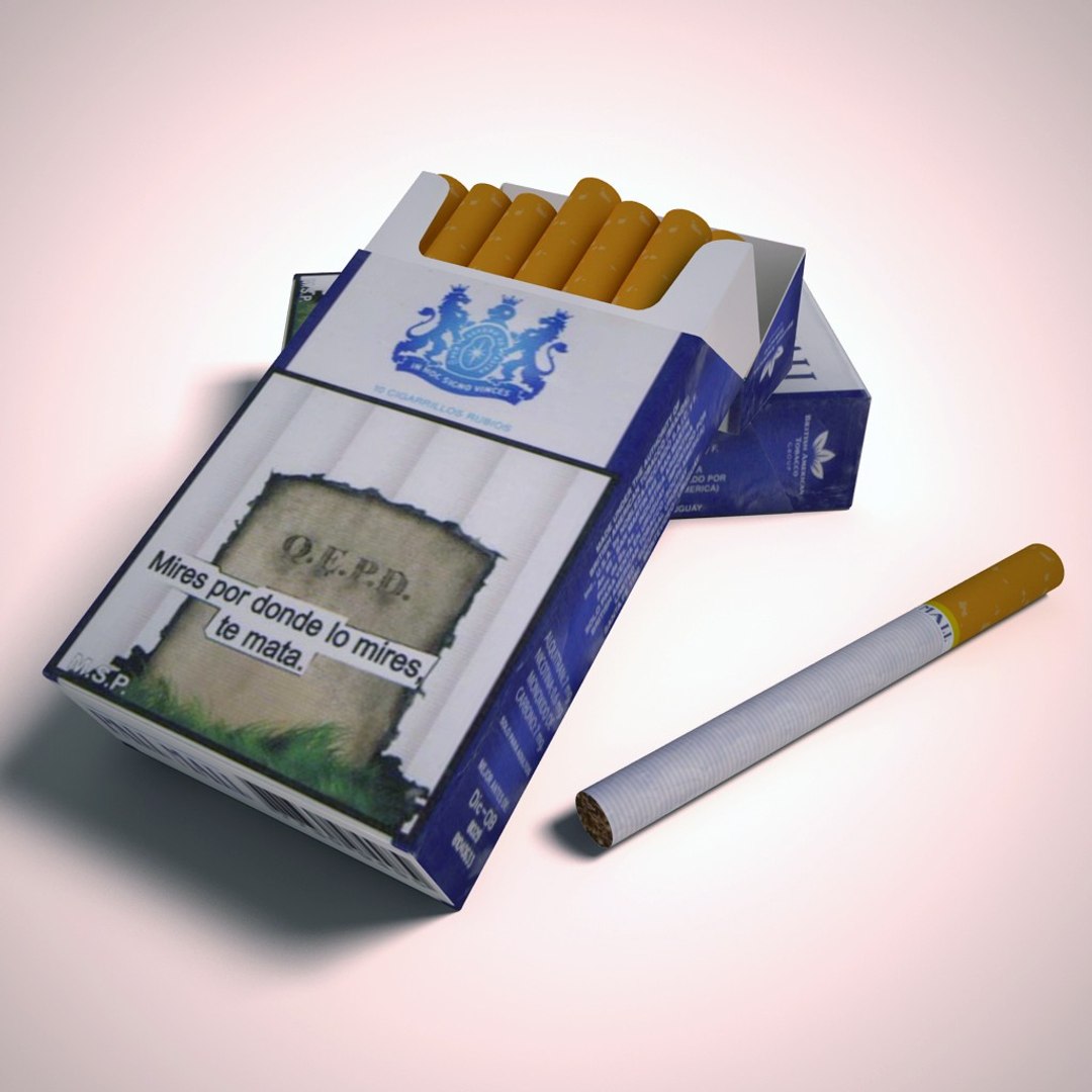 3d Pall Mall Pack Cigarettes