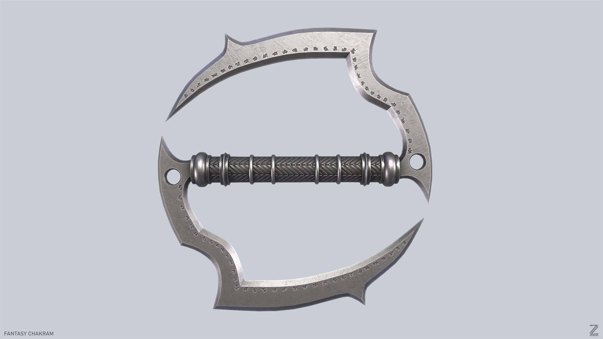 Fantasy chakram 3D model https://p.turbosquid.com/ts-thumb/py/kE87Yz/vy/fantasy_chakram_02_cam01/jpg/1780964173/1920x1080/fit_q87/f995d508a802a038079efd2b3e9bfb5d5f3077d7/fantasy_chakram_02_cam01.jpg