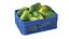 Coleção de caixas de plástico para frutas