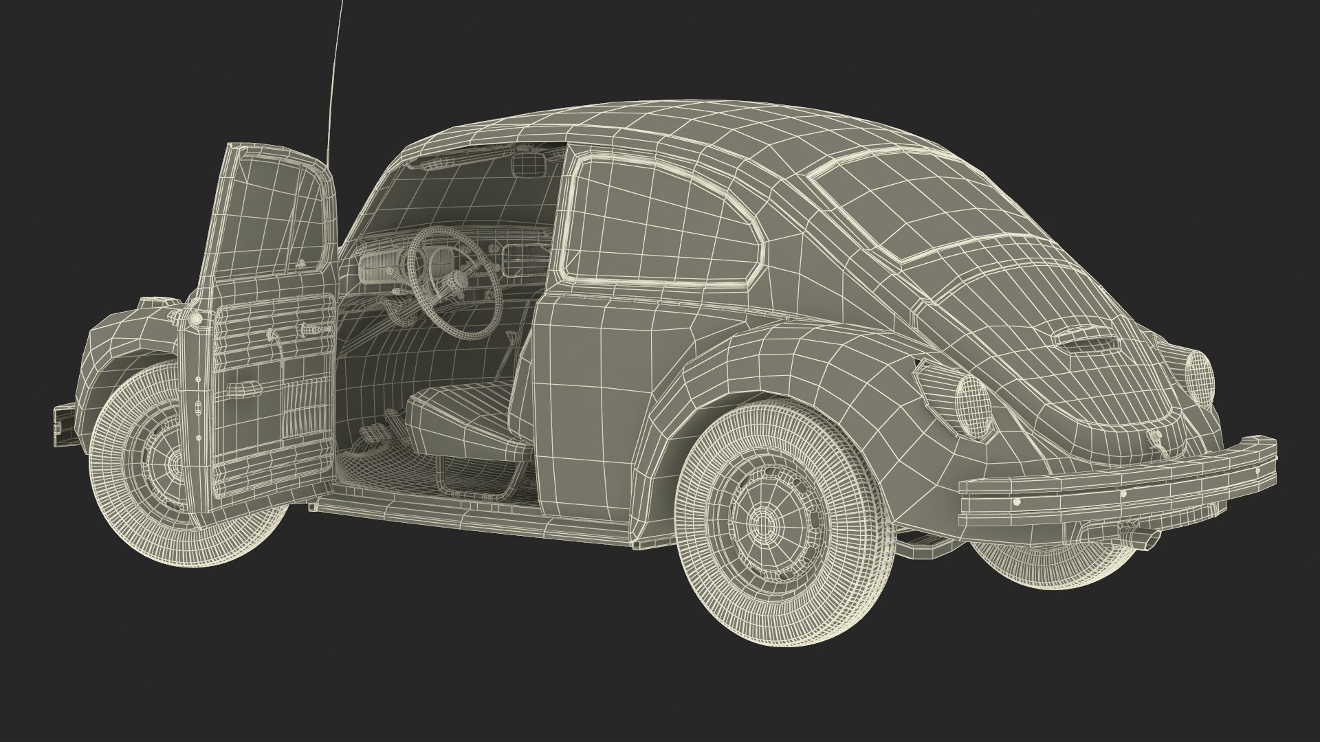 Iconic Volkswagen Beetle Rigged model https://p.turbosquid.com/ts-thumb/py/ncCmW1/A0/iconicvolkswagenbeetlerigged3dsmodel048/jpg/1722822712/1920x1080/fit_q87/0523ff155859b64a2832d2e0fd1dea67cacc59fa/iconicvolkswagenbeetlerigged3dsmodel048.jpg