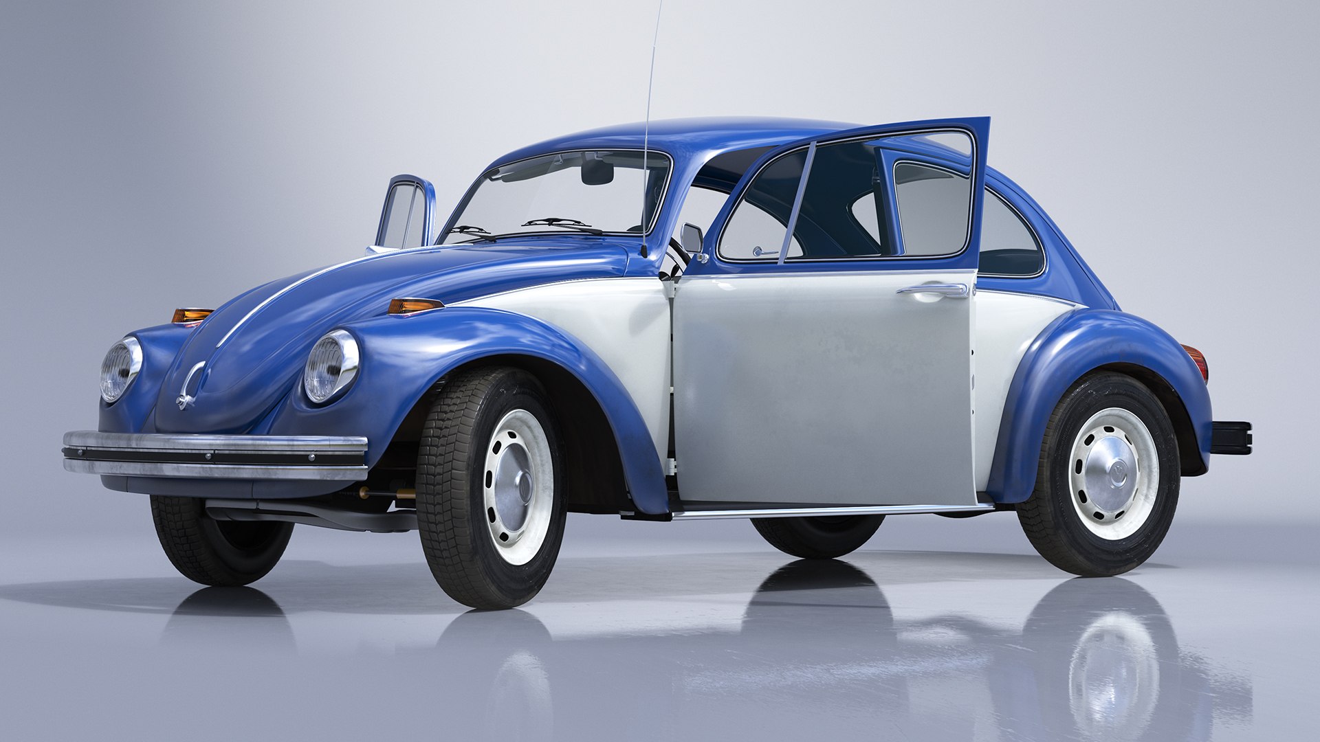 Iconic Volkswagen Beetle Rigged model https://p.turbosquid.com/ts-thumb/py/ncCmW1/Oq/iconicvolkswagenbeetlerigged3dsmodel020/jpg/1722822578/1920x1080/fit_q87/b2aec5db3dc68a0b4126d6a2c22e4647efee58e1/iconicvolkswagenbeetlerigged3dsmodel020.jpg
