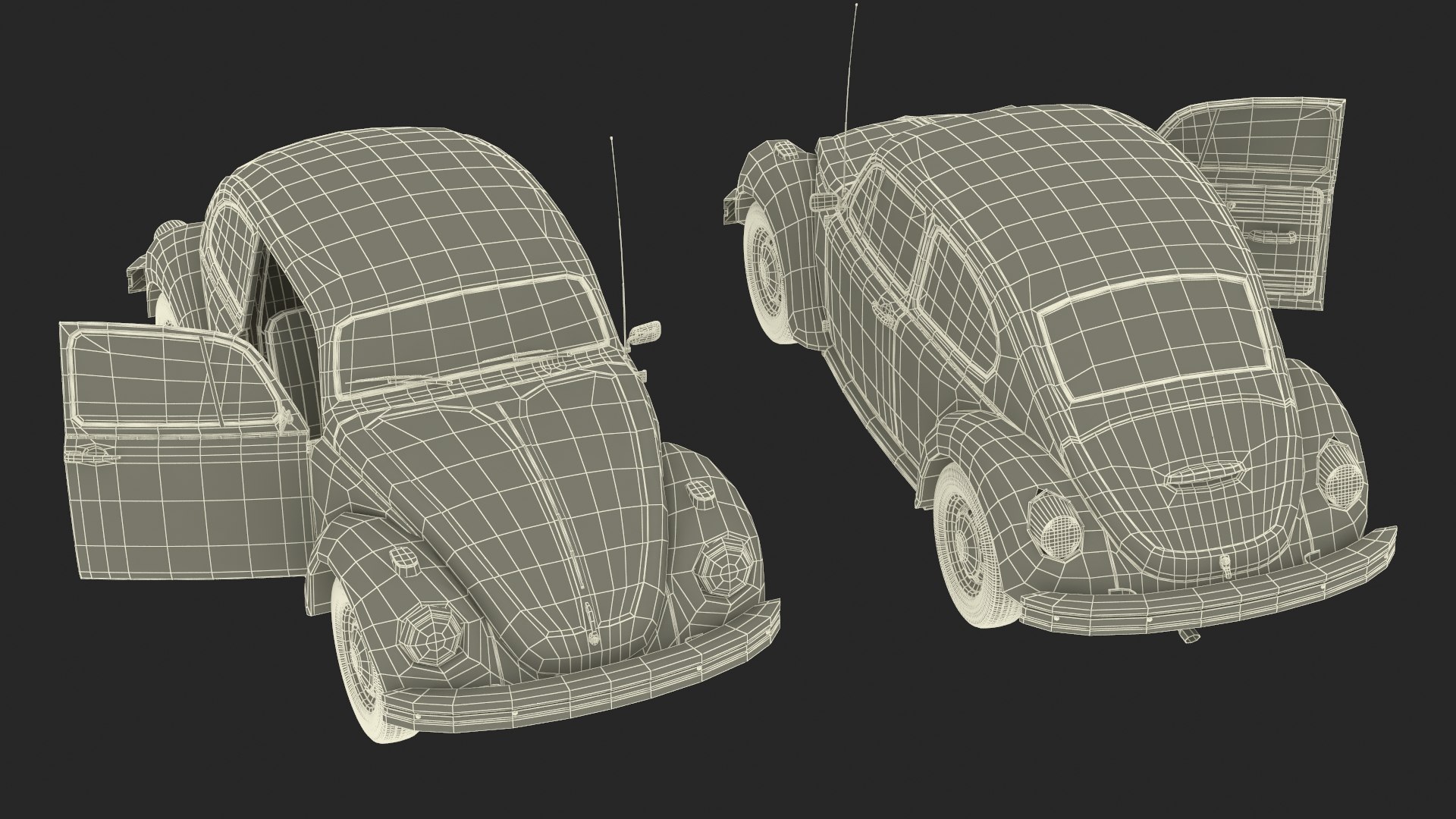 Iconic Volkswagen Beetle Rigged model https://p.turbosquid.com/ts-thumb/py/ncCmW1/pT/iconicvolkswagenbeetlerigged3dsmodel064/jpg/1722822810/1920x1080/fit_q87/cbb512486fdc36ed0a424677fa17dddb6db597f4/iconicvolkswagenbeetlerigged3dsmodel064.jpg