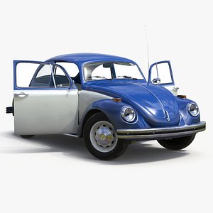 Iconic Volkswagen Beetle Rigged