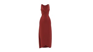 red dress model