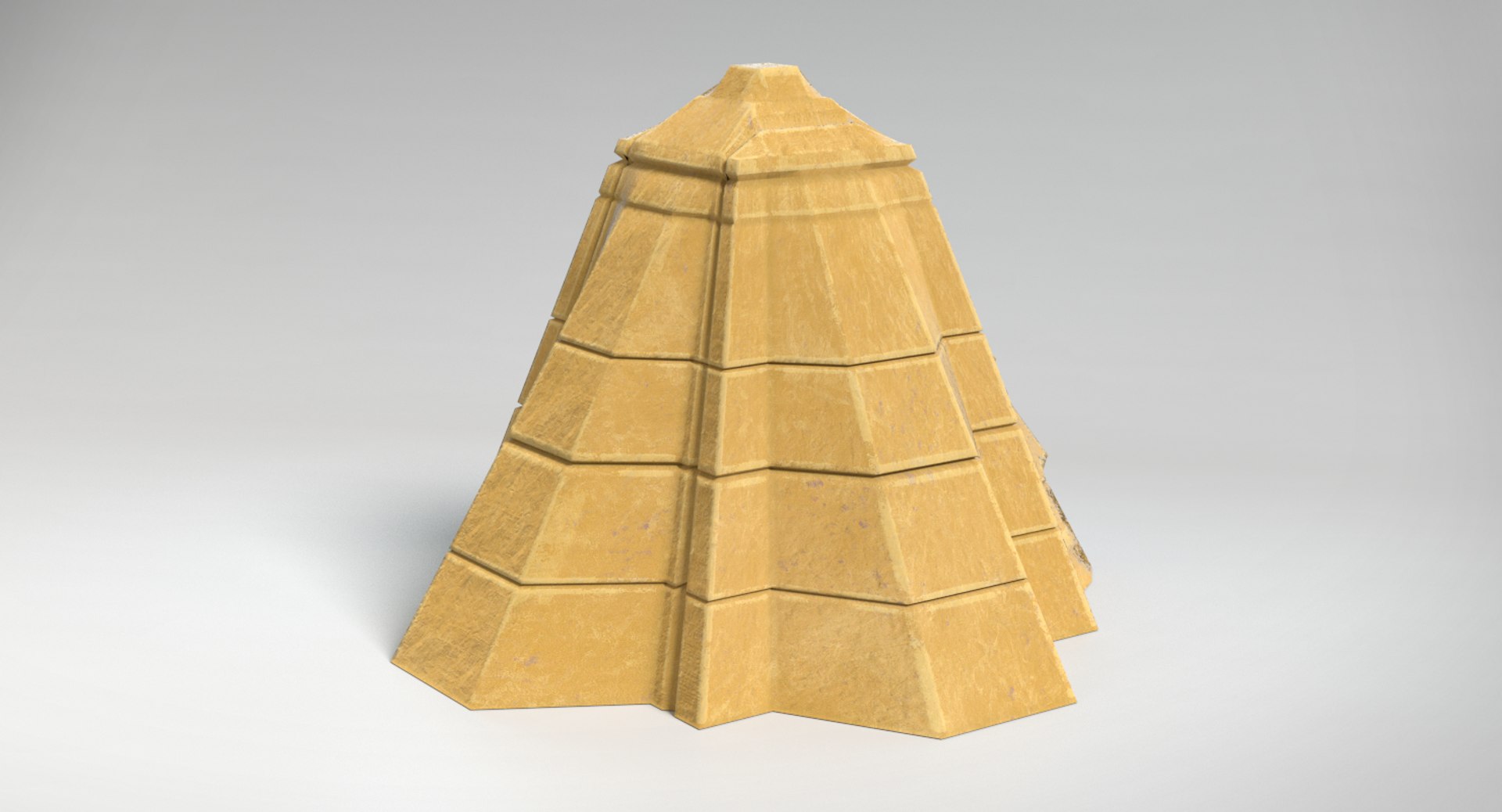 3D Fantasy Pyramid Model - TurboSquid 1167457