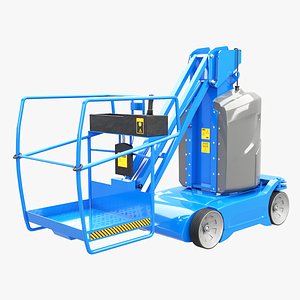 Electric Warehouse Boom Lift 3D model