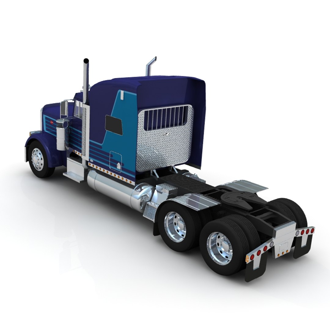 379 Truck 3d Model