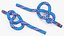 rope knots 3D model