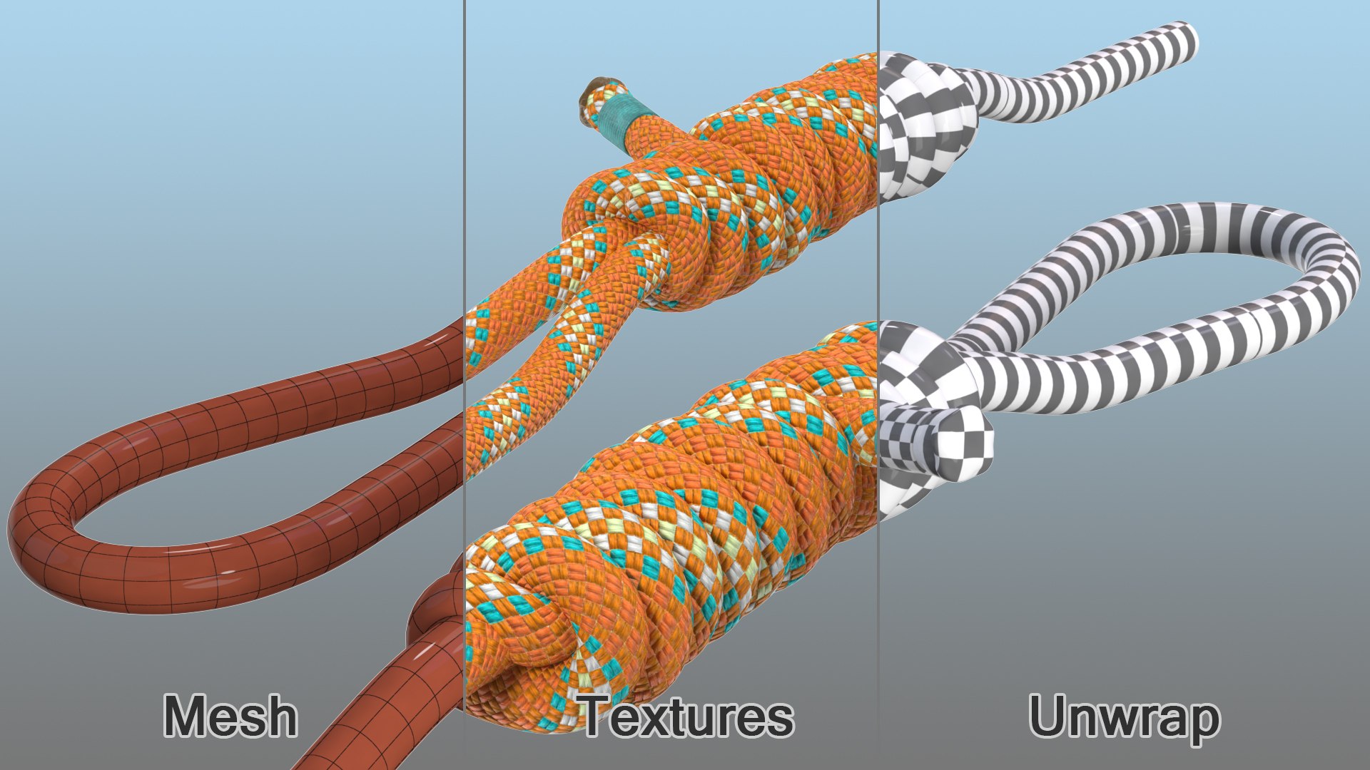Rope knots 3D model TurboSquid 1662221