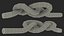 rope knots 3D model