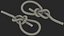 rope knots 3D model