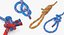 rope knots 3D model