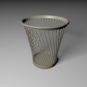 office waste basket 3D