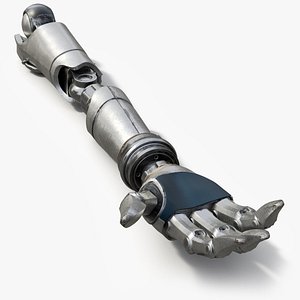 robot hand arm 3D model