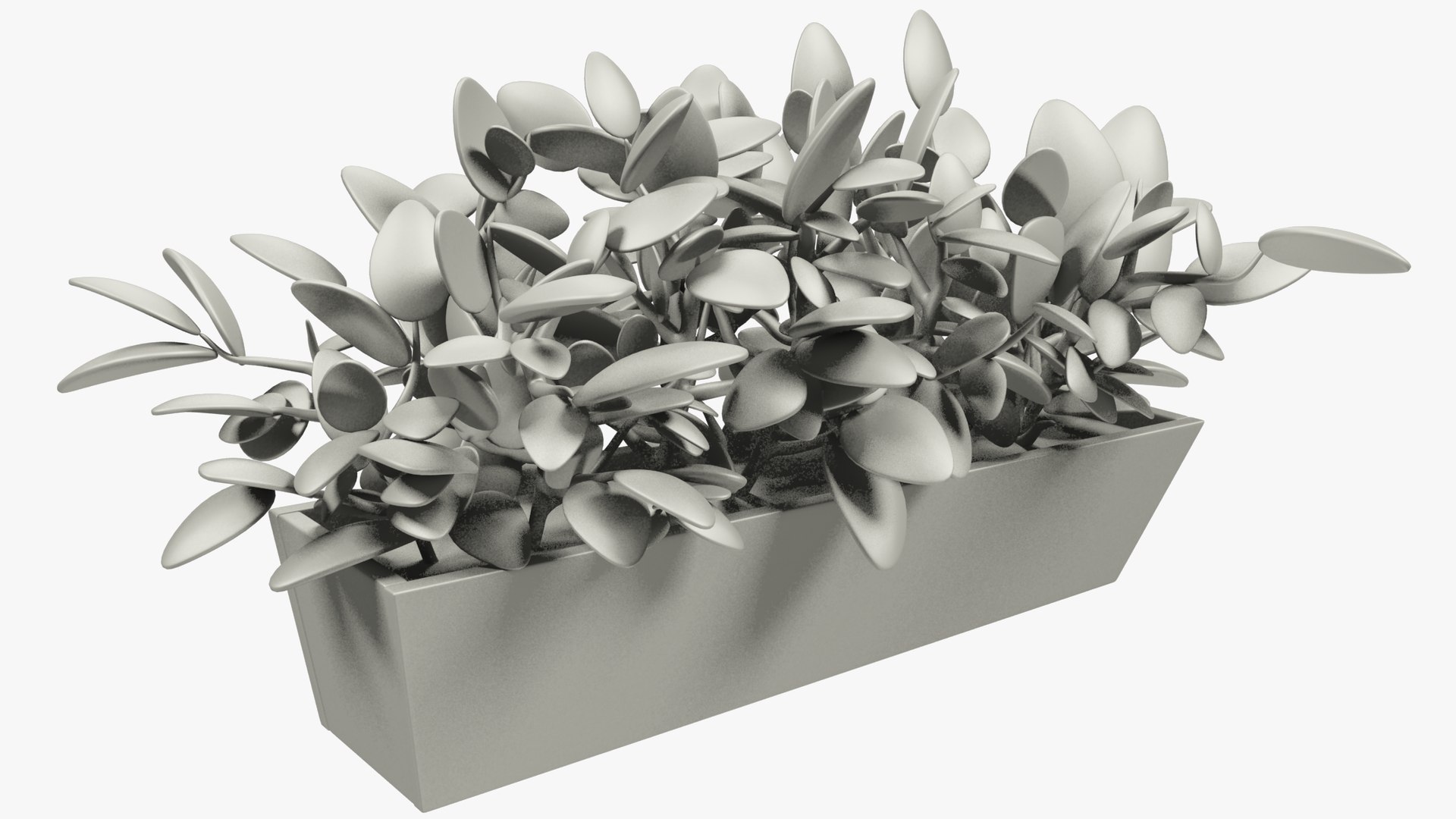  3D  stylized  flower pot  TurboSquid 1678098