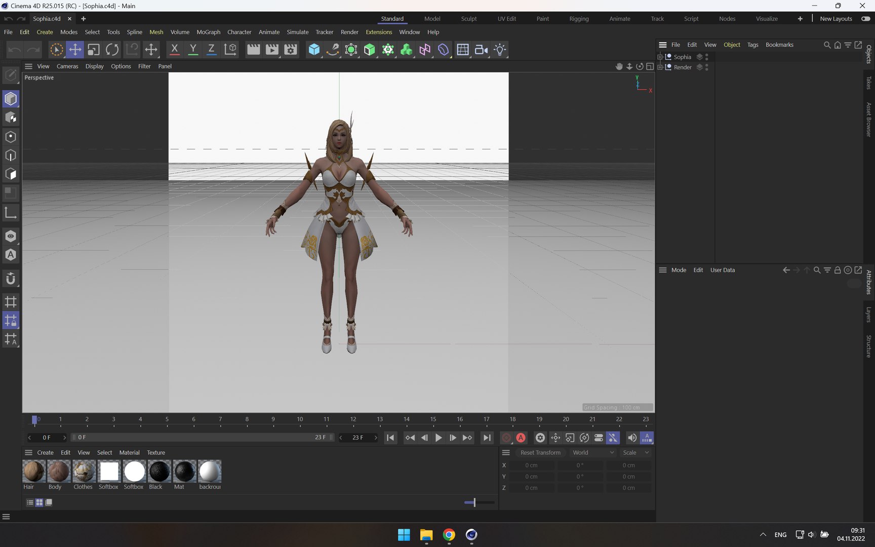 3D Model Hero Sophia - TurboSquid 2075420