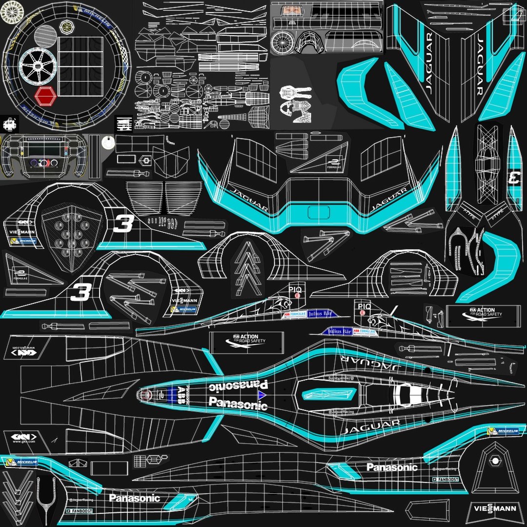 3D model gen2 panasonic racing formula - TurboSquid 1329721