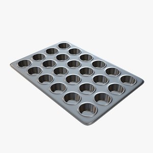 muffin pan 3D