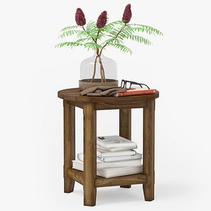 pottery barn benchwright table 3D model