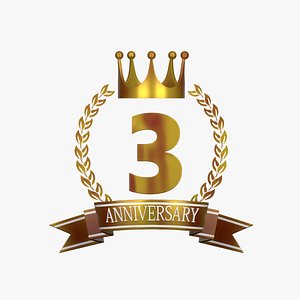 Game Anniversary logo Prop model