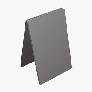 Acrylic Display Stand - Geometry Only No Textures No Materials model