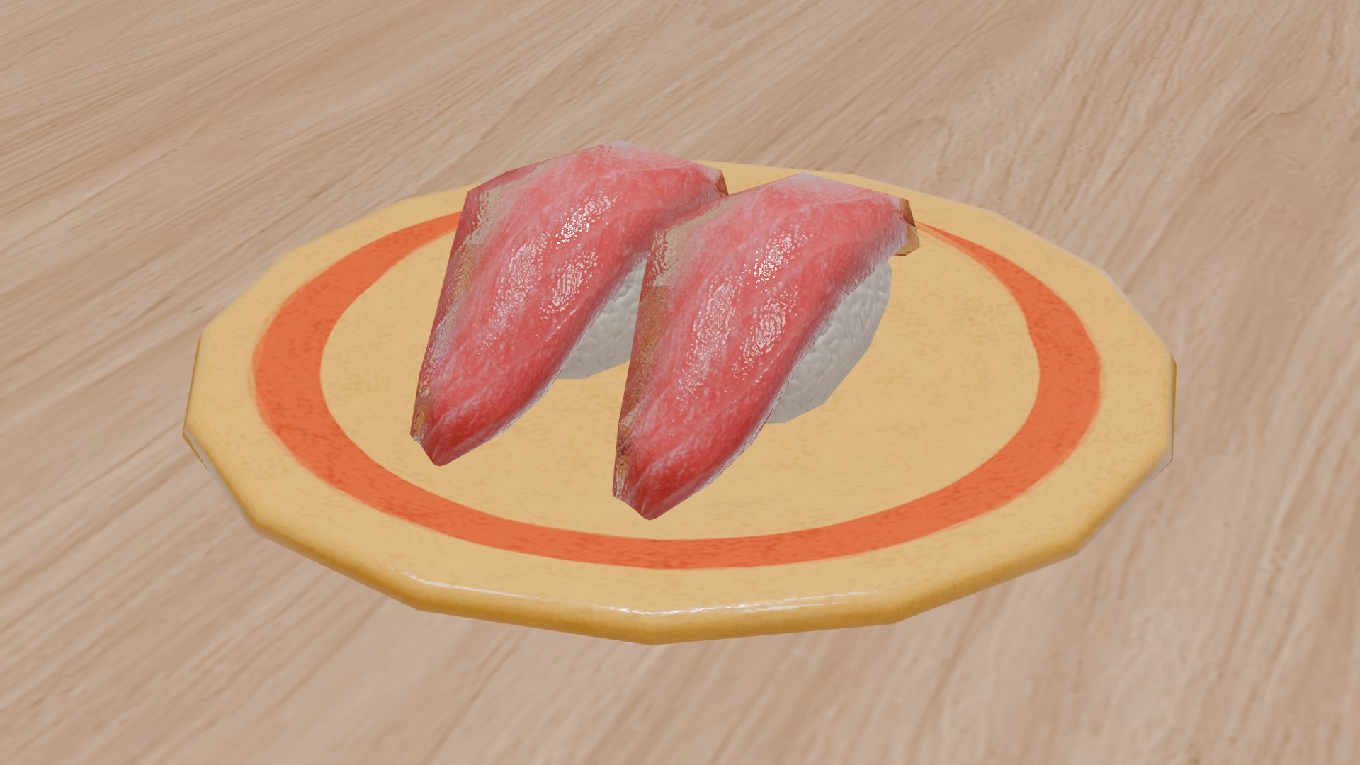 Free 3D Free Sushi Model Low Poly Model - TurboSquid 2334868