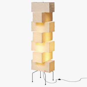 3D model Akari floor lamp UF4 L10