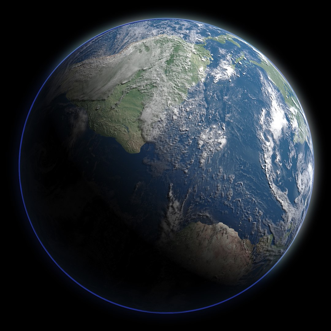 Earth Clouds 3D Model - TurboSquid 1169517