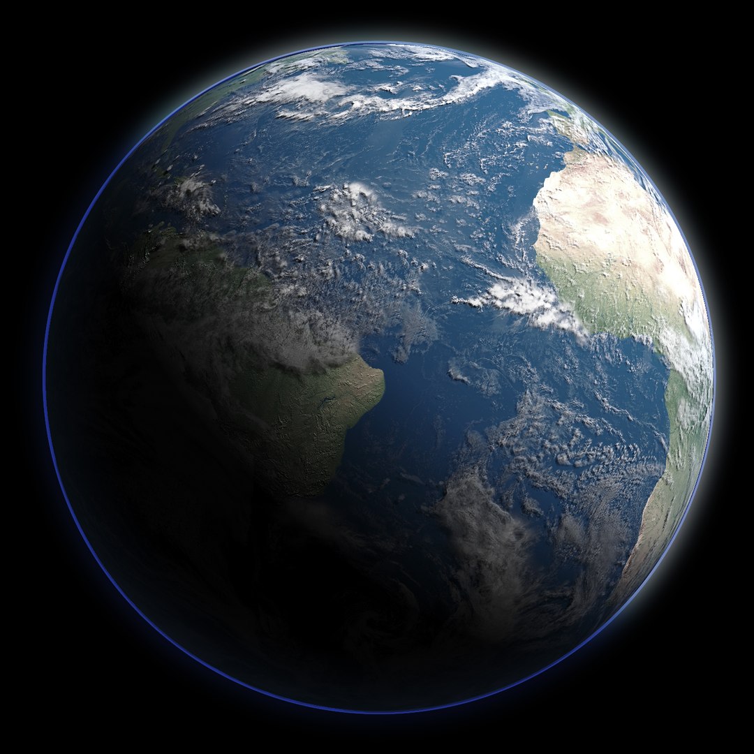 Earth Clouds 3D Model - TurboSquid 1169517