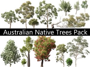 3D Australian Native Trees Pack 31