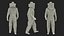 3D female professional beekeeper walking