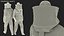 3D female professional beekeeper walking