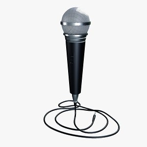 Microphone 3D model