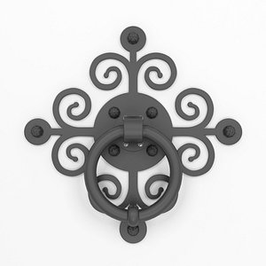 3D Door knocker 07