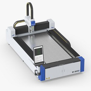 Senfeng SF3015S Sheet Metal Laser Cutting Machine Rigged