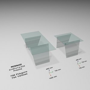 tables - trash 3d model