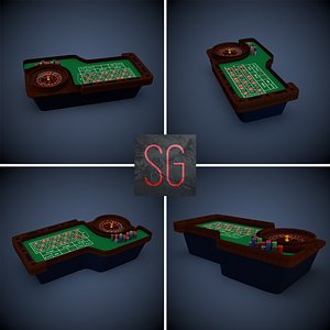 roulette table 3d 3ds