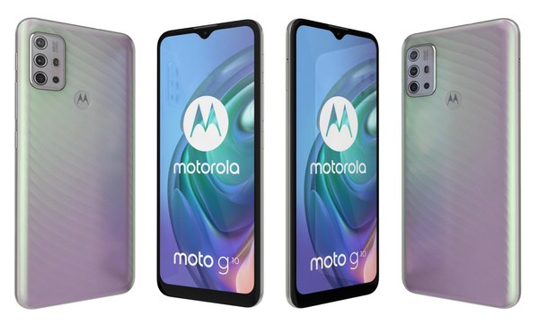 3D motorola moto g10 iridescent model