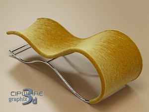 chaise longue 1 3d max