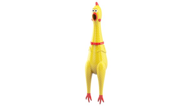 Brinquedo de galinha de borracha gritando Modelo 3D $39 - .3ds .blend .c4d  .fbx .max .ma .lxo .obj .usdz .unitypackage .upk .gltf - Free3D